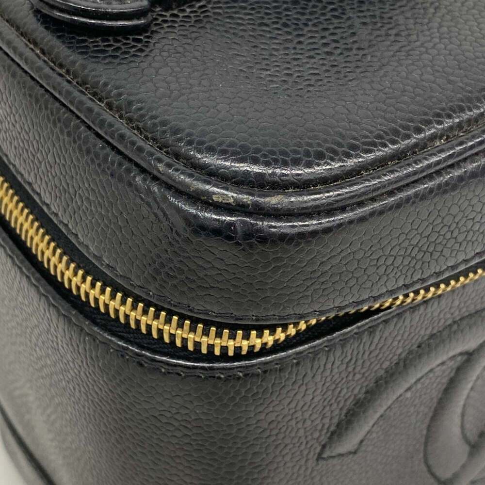 CHANEL Black Caviar Leather Vanity Bag - Picture 7 of 10